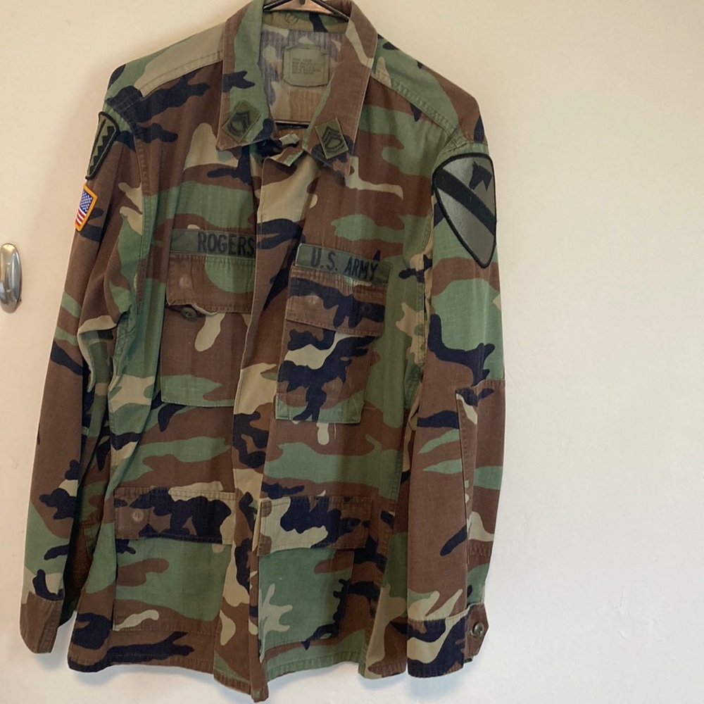 US army woodland field jacket